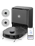 OBODE Robot Vacuum and Mop Combo, d-ToF LiDAR Navigation, Auto Cleaning Station, Self Empty Robotic Vacuum Cleaner with Dual Power Spin Mopping, Carpet Detection, Compatible with App/Alexa, P8