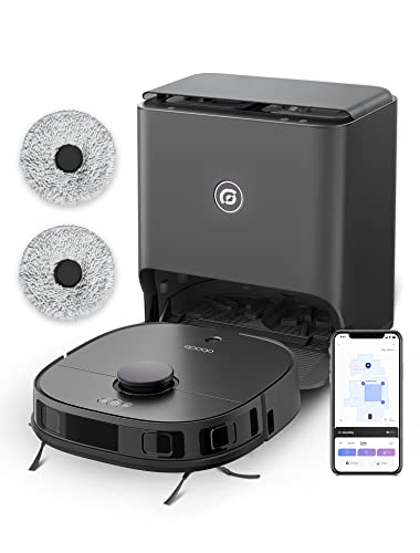 OBODE Robot Vacuum and Mop Combo, d-ToF LiDAR Navigation, Auto Cleaning Station, Self Empty Robotic Vacuum Cleaner with Dual Power Spin Mopping, Carpet Detection, Compatible with App/Alexa, P8