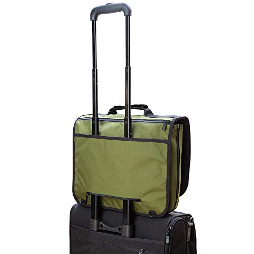 Manhattan Portage The Walstreeter With Back Zipper (Olive) One Size | Shoulder Pad Included On Strap | Water Resistant #TOP4