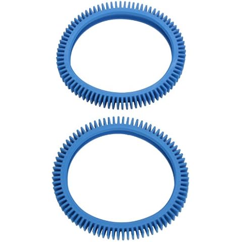 Poolvergnuegen 896584000-082 2-Pack Blue Standard Back Tire Replacement for Pool Cleaners Cover