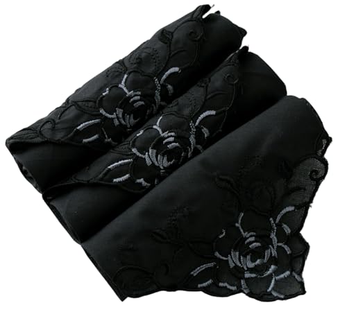 Image of Lace Cotton White Handkerchiefs Perfect Wedding Bulk