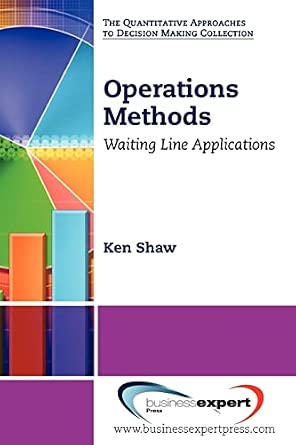 Operations Methods: Waiting Line Applications book cover