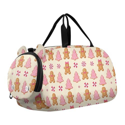 Bolsa de lona de jengibre rosa, el regalo de Navidad ideal para viajes y baile