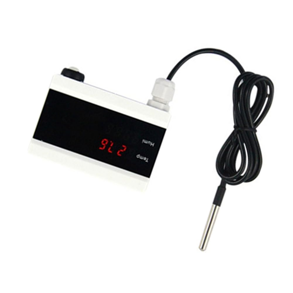 Capteur de Température WiFi Tuya Thermomètre Détecteur Affichage Numérique Maison Smart Life App Alerte Alarme D' de Congélateur Prise UE Facile à Utiliser