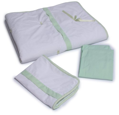 Diamond Bedding Velvetine Toddler Bedding Set, Mint