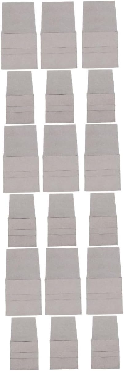 3sets Jewelry Bag Bracelet Packing Bags Party Jewelry Pouch Bags for Jewelry Small Jewelry Pouch Extra Large Storage Bags Jewelry Packaging Bag Cloth Grey 6pcs*3