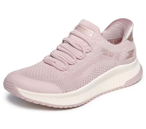 Skechers Bobs Squad 4, Scarpe da Ginnastica da Donna, Rosa, 39