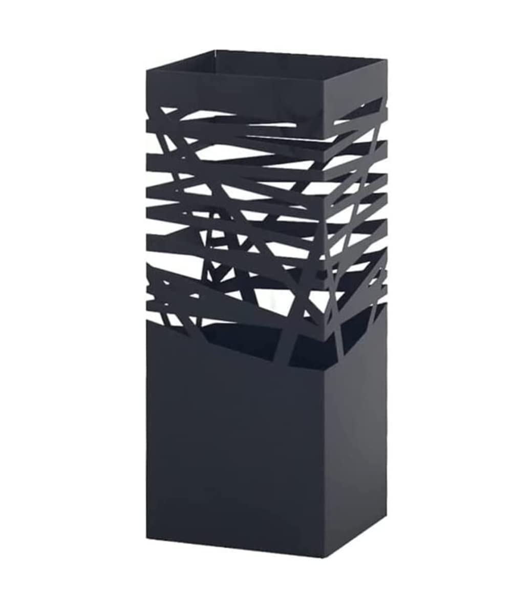 HYLYGFH Metal Umbrella Stand Holder Rack for Home Hotel Lobby Foyer Creative Long Handle Storage Bucket Drain Stand for Umbrellas