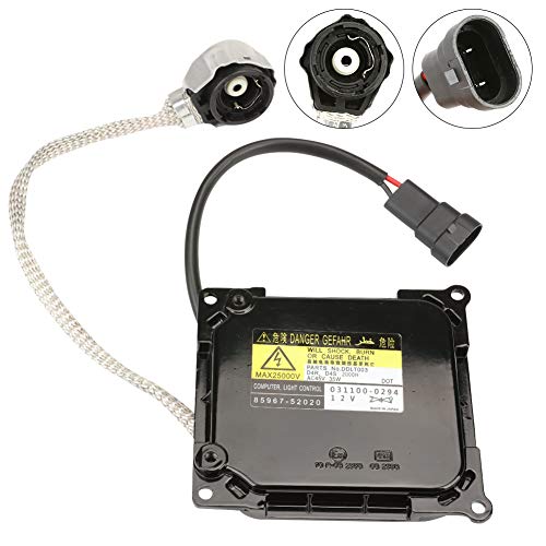 HID Ballast with Ignitor - Xenon Headlight Control Unit Compatible with Lexus SC430 ES350 LS460, Toyota Prius Avalon - Replaces 85967-51040, 81107-33761, 81107-30D30, 81107-12A80,DDLT003, KDLT003