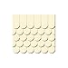 Produktbild Sperrholz Schindeln - halbrund - Biberschwanz - Größen- und Mengenauswahl, Schindelgröße:20mm x 10mm, Pack mit:100 Stück