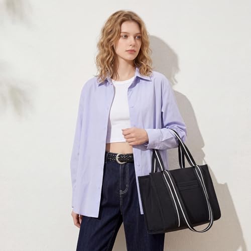 Bolso Tote ACUARIO para mujer con bolsillos miniatura 3
