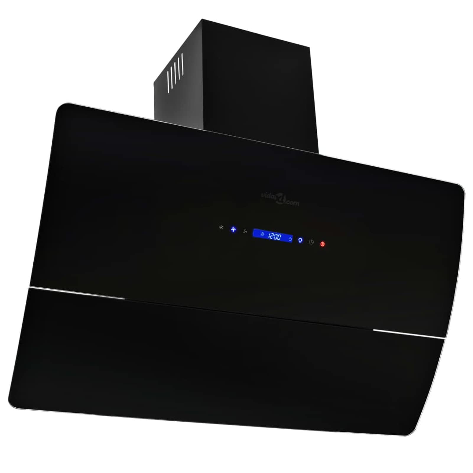 Mobili Campana extractora de pared Aiaio Inox 756 m³/h 90 cm Negra Muebles para Casa Interior Exterior Salón Dormitorio Decoración de Muebles Dormitorio