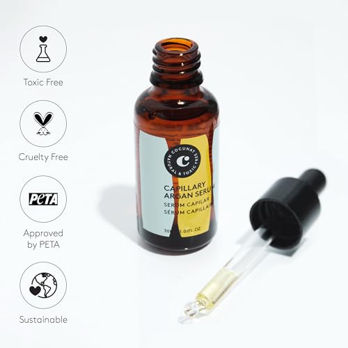 COCUNAT - Serum Capilar de Argán - Aceites Reparadores 100% Naturales - Para Todo Tipo de Cabello: Secos y Castigados - Nutre e Hidrata - Sin Siliconas - 30 ml - imagen 6