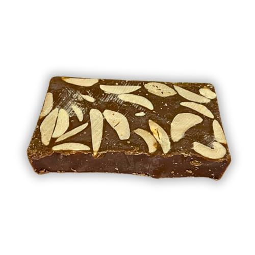Porciones surtidas de turrón artesano caja 1,5 KG (Turrón de Chocolate con Almendras)