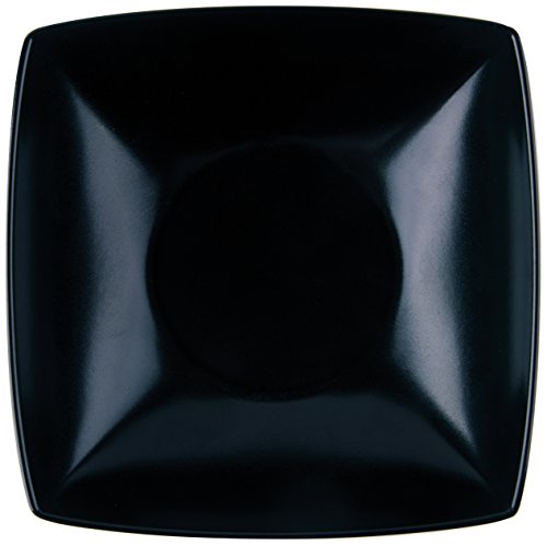 Excelsa Eclipse Piatto Fondo, Ceramica, Nero