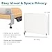 Desk Divider for Students and Desk Privacy Panel. Office Partitions and Ideal Cubicle Light Shield. Frosted Acrylic Clamp-on Desk Partition - 29” W x 18”H Divider