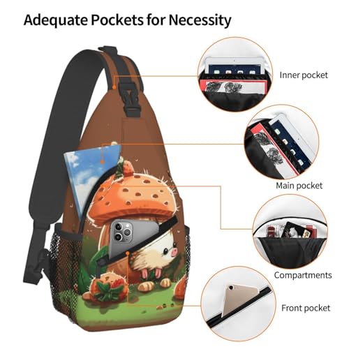 Bolso Pequeño Bandolera para Senderismo Unisex miniatura 4