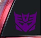 Transformers Decepticon Vinyl Decal Sticker - Purple - 6 inch size by ShadowMajik