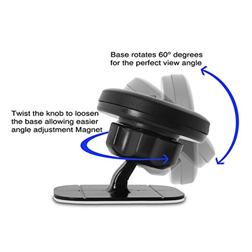 Car Phone Mount,Adjustable Windshield Holder Cradle with Strong Sticky Gel Pad for iPhone X/8/8Plus/7/7Plus/6s/6P/5S, Galaxy S5/S6/S7/S8, (car MNT rev)