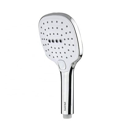 Gold Bell ABS Hand Shower (Only) 3 Flow Function Chrome Finish Bathroom Hand Shower (Pack Of 1)