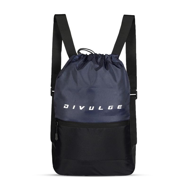 Image of DIVULGE Meteor18 liters Polyester Drawstring bag, daypack Gym bag Rucksack Backpack With Zip Pocket