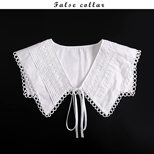 Joyci Lace Spread Shawl Fake Collar Short Poncho Capelet Stand Collar for Women Vest Tank Top Lolita4