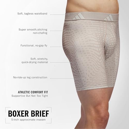 adidas Men's Performance Boxer Brief Underwear 1-Pack2