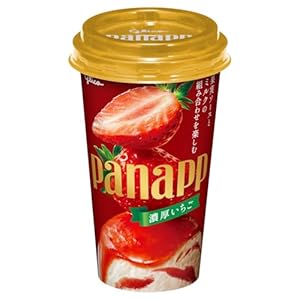 [冷凍] パナップ 濃厚いちご 155ml×20個 江崎グリコ アイス" 