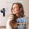 Wireless Earbuds, Bluetooth 5.4 Headphones HiFi Stereo, 50H Playtime In-Ear Headphones with ENC Noise Cancelling Mics, IP7 Waterproof Wireless Headphones, Earbuds with LED Display for Android iOS