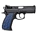 COOL HAND CZ 75 Compact Slim G10 Blue Black Grenade Texture Grips, Blue/Black, Compact