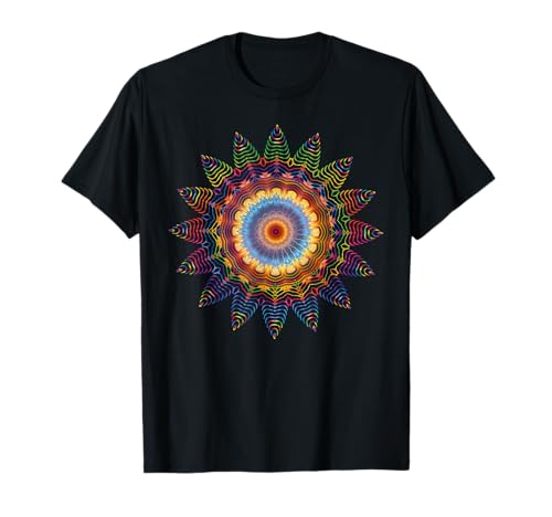 Mandala Sacred Geometry Prana Art Yoga Mantra Om Good T-Shirt