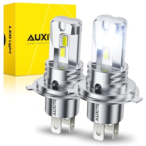 AUXITO H4 LED Bulbs 9003 HB2 Hi/Low Beam, 6500K Cool
