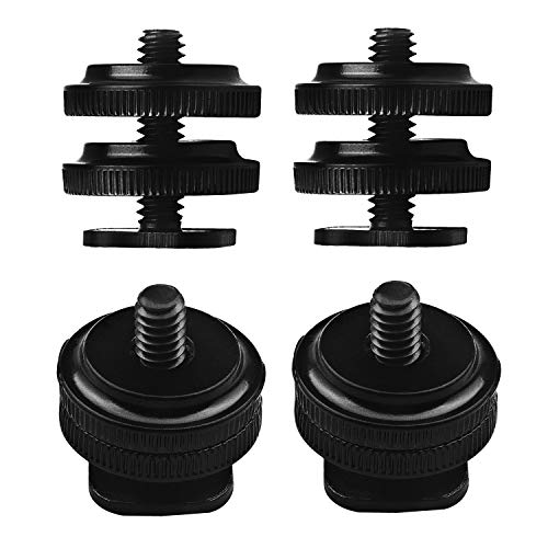 Camera Hot Shoe Mount to Mount Flash Adapter hot Shoe 1/4