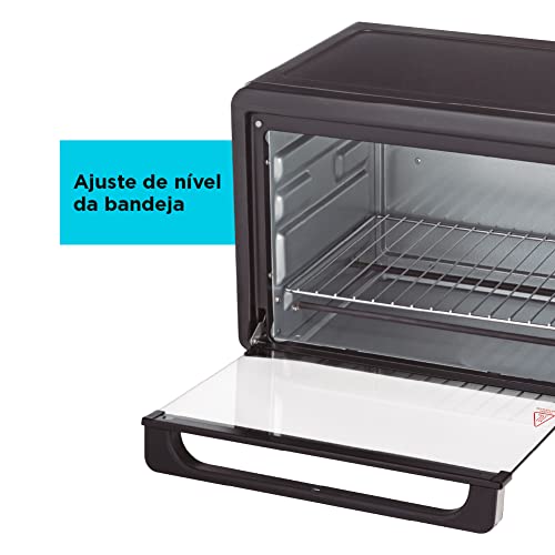 BLACK+DECKER Forno Eletrico de 21LT com Timer 1300W 220V Preto FT21P