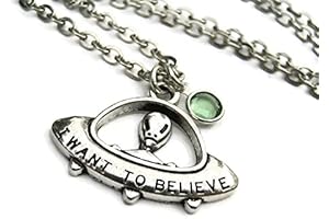 Alien UFO Necklace: Cosmic Accessory for Believers