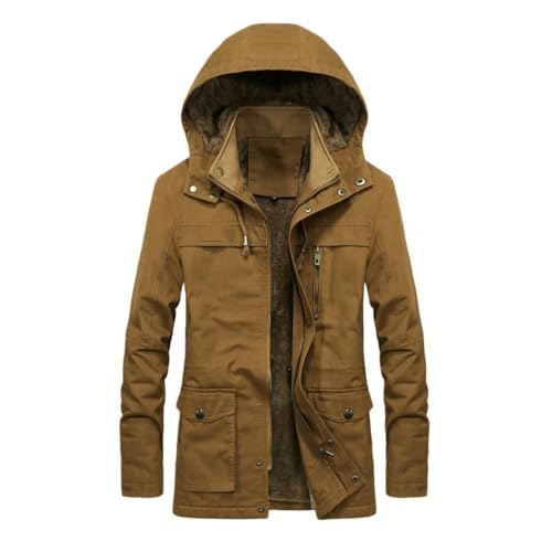 Gabardina informal para hombre de longitud media para tus días de oficina en invierno