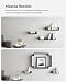 SONGMICS Set de 3 Estantes de Pared, Estantes Flotantes, 30/45/60 cm, Decorativos,...