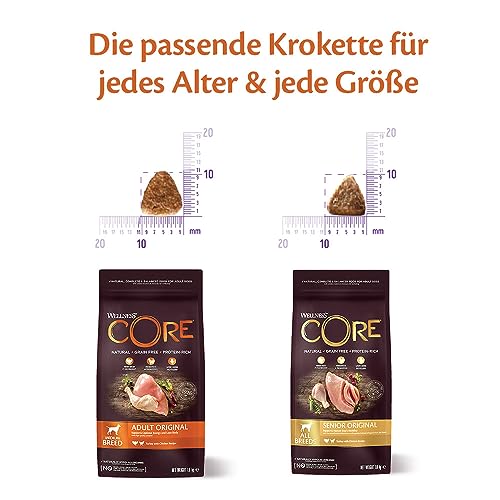 Hundefutter für Senioren Wellness Core Senior Original, Trockenfutter