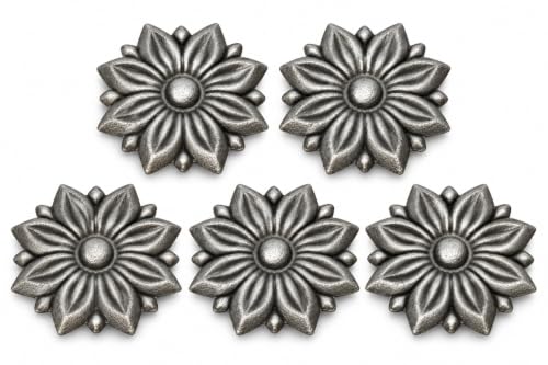5 sztuk żeliwnych rozet Ø 90 mm