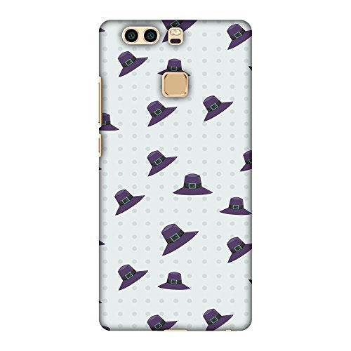 AMZER Slim Fit Handcrafted Designer Printed Snap On Hard Shell Case Back Cover for Huawei P9 Plus - Violet HD Color, Ultra Light Back Case