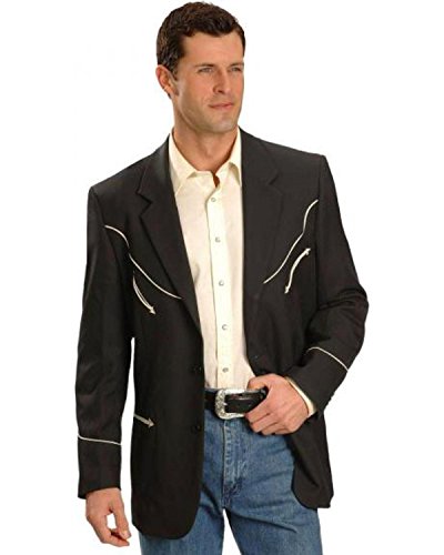 Scully Men's Retro Western Jacket - P-656Blk3