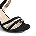 DREAM PAIRS Womens Chunky Heels 4 inch High Multi Strap Soft Comfort Block Heeled Sandals for Prom Dancing Wedding,Size 9,Black,DWUMHS2501