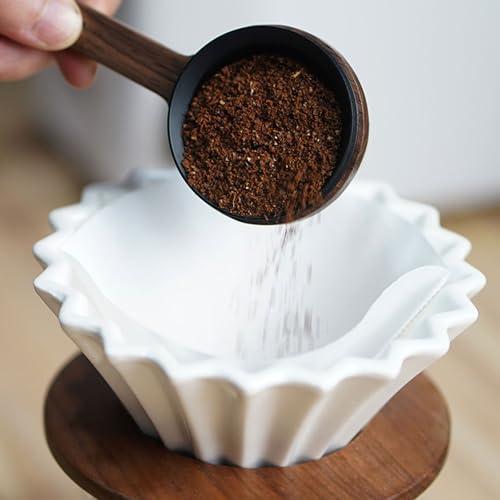 Cuillère doseuse à café 12g en bois noble pour dose parfaite