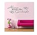 Produktbild WOW!STickeRs Black Always Kiss Me Goodnight Wall Decal Sticker Home Art (BLACK, 1) by WOWStickers