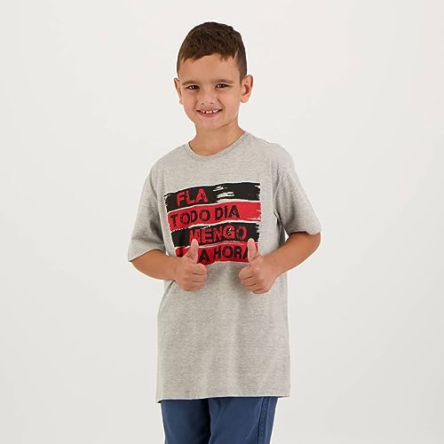Camisa Flamengo Every Infantil Cinza