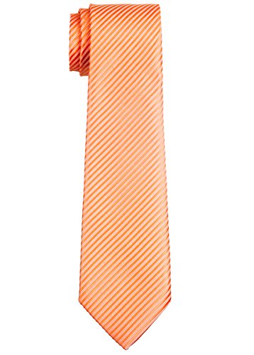Retreez Woven Boy's Tie with Stripe Textured - 8-10 years