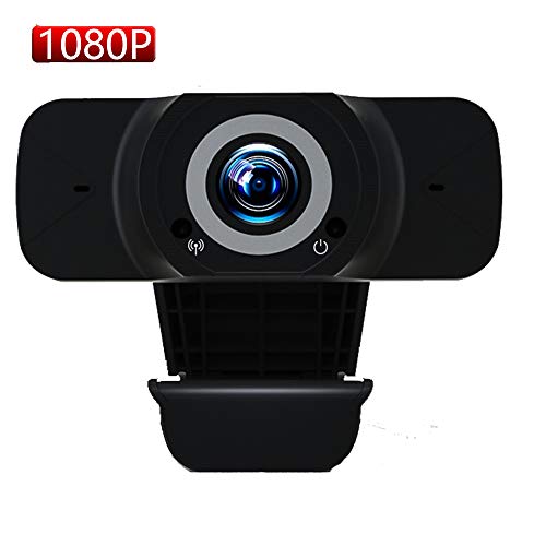 Webcam with Microphone, HD1080P USB Web Camera for Live Streaming, Video Calling, Live