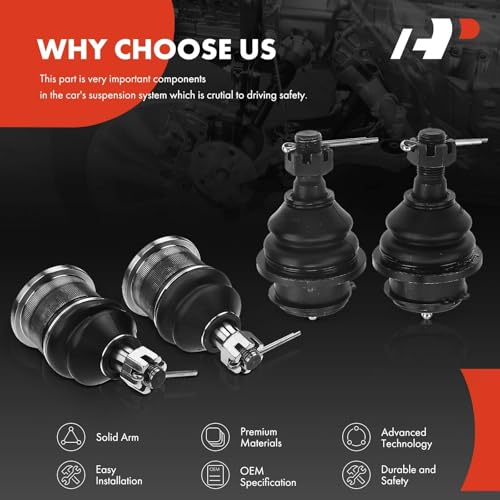 A-Premium Front Upper & Lower Ball Joint Kit, Compatible with Ford, Lincoln by A-Premium - Used condition - Image 6