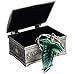 YANJIKEJI Elven Green Leaf Brooch Pin Pendant Necklace with Jewelry Box