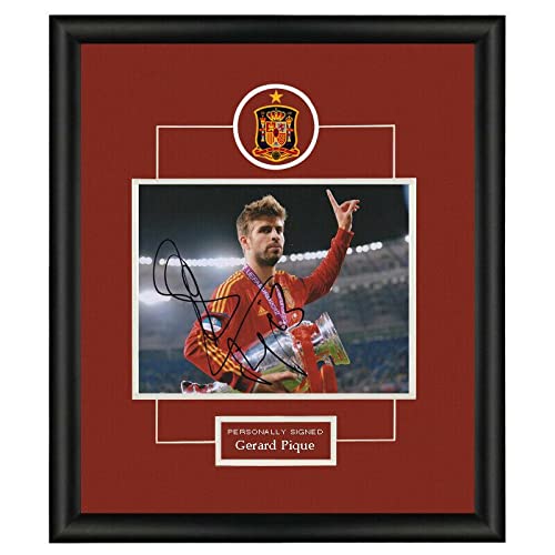 直筆サイン入り写真 ジェラール・ピケ スペイン代表 /フレーム別/SA鑑定済 直筆サイン入り写真 ジェラール・ピケ スペイン代表 /フレーム別